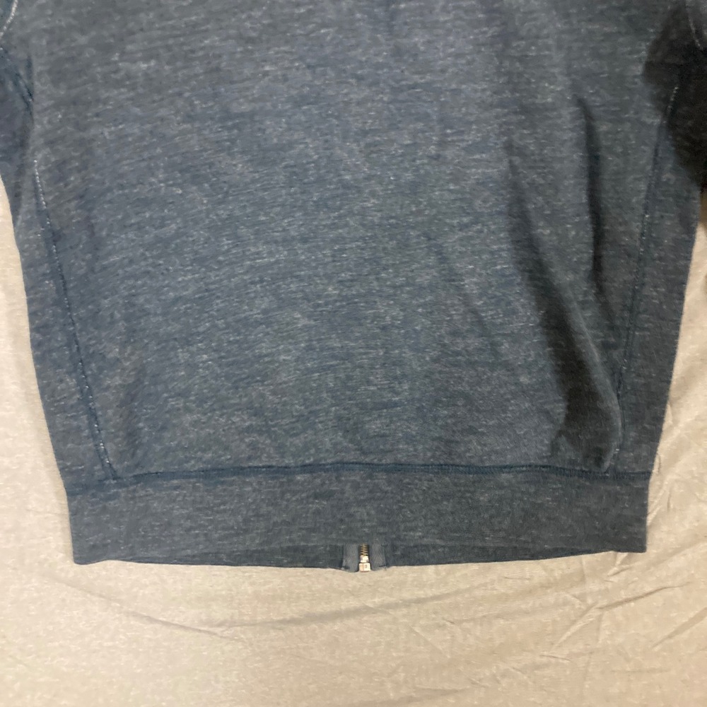 Polo Ralph Lauren Mens Blue Heathered‎ Full Zip Hoodie Sweatshirt Size Large - Picture 12 of 15